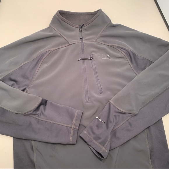Vintage The North Face 1/4 Zip Black Fleece Jacket Size Medium - Picture 3 of 10
